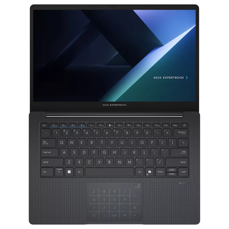 ASUS ExpertBook BM1 BM1403CDA-S61825X nešiojamas kompiuteris, 14 colių Full HD IPS, AMD Ryzen 5 150, 16GB DDR5, 512GB SSD, Windows 11 Pro, vokiška QWERTZ klaviatūra