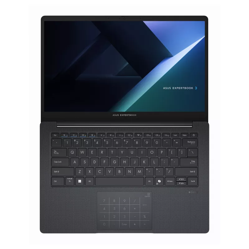 ASUS ExpertBook BM1 BM1403CDA-S61825X nešiojamas kompiuteris, 14 colių Full HD IPS, AMD Ryzen 5 150, 16GB DDR5, 512GB SSD, Windows 11 Pro, vokiška QWERTZ klaviatūra