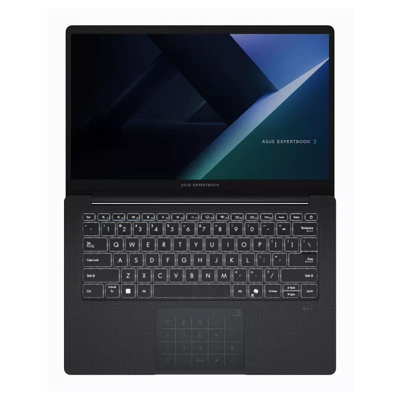 ASUS ExpertBook BM1 BM1403CDA-S61825X nešiojamas kompiuteris, 14 colių Full HD IPS, AMD Ryzen 5 150, 16GB DDR5, 512GB SSD, Windows 11 Pro, vokiška QWERTZ klaviatūra