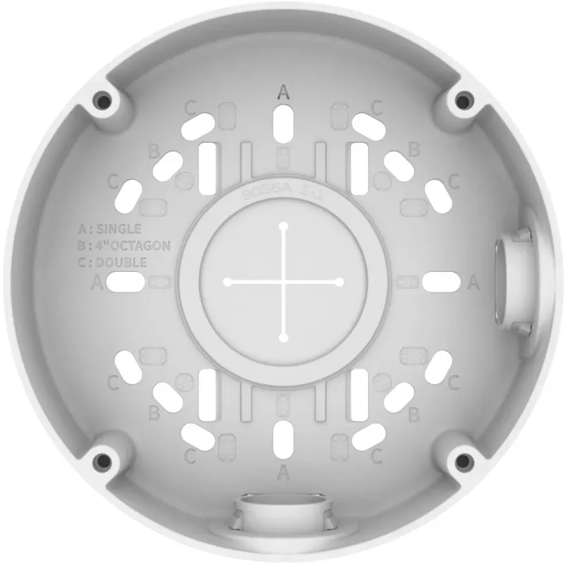Hanwha Vision SBV-140BW prijungimo dėžutė – aliumininė, balta