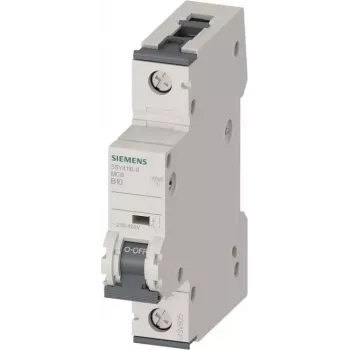 Siemens automatinis jungiklis 10 A 1 polius B 5SY4110-6