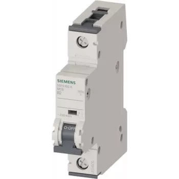 Siemens 5SY41026 SENTRON MINIATŪRINIS AUTOMATAS 2A 1P C CHARAKTERISTIKA 6kA