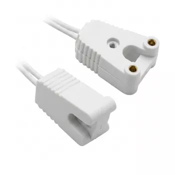 Synergy 21 LED adapteris T8 LED vamzdžiams su G13 lizdu, 2 vnt. komplektas, baltas