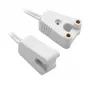 Synergy 21 LED adapteris T8 LED vamzdžiams su G13 lizdu, 2 vnt. komplektas, baltas