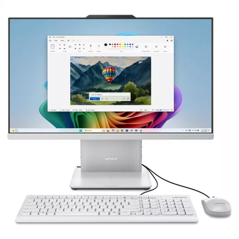 Lenovo IdeaCentre AIO 24AKP10 All-in-One kompiuteris, AMD Ryzen 7 250, 23.8 colio Full HD IPS, 16 GB RAM, 1 TB SSD, Windows 11 Home