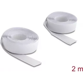 Delock lipnusis kabliukų ir kilpų diržas 2 m x 20 mm baltas (19067)