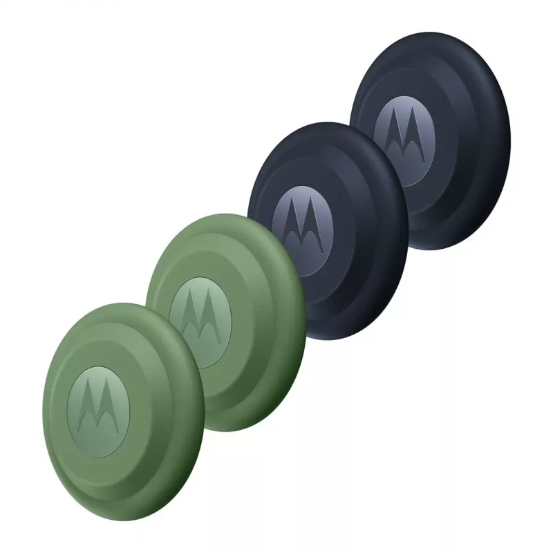 „Motorola Moto Tag 4-Pack“ (Jade Green + Midnight Blue)