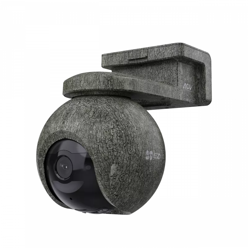 EZVIZ CS-EB8/SP Ranger baterijomis maitinamas lauko PT kamerų rinkinys su saulės baterija (4G/LTE, WiFi 2,4 GHz, 4K, 8 MP, 4 mm, IP65)