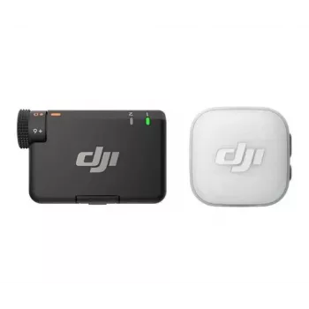 DJI Mic Mini 2 belaidė mikrofonų sistema (1 siųstuvas + 1 imtuvas)