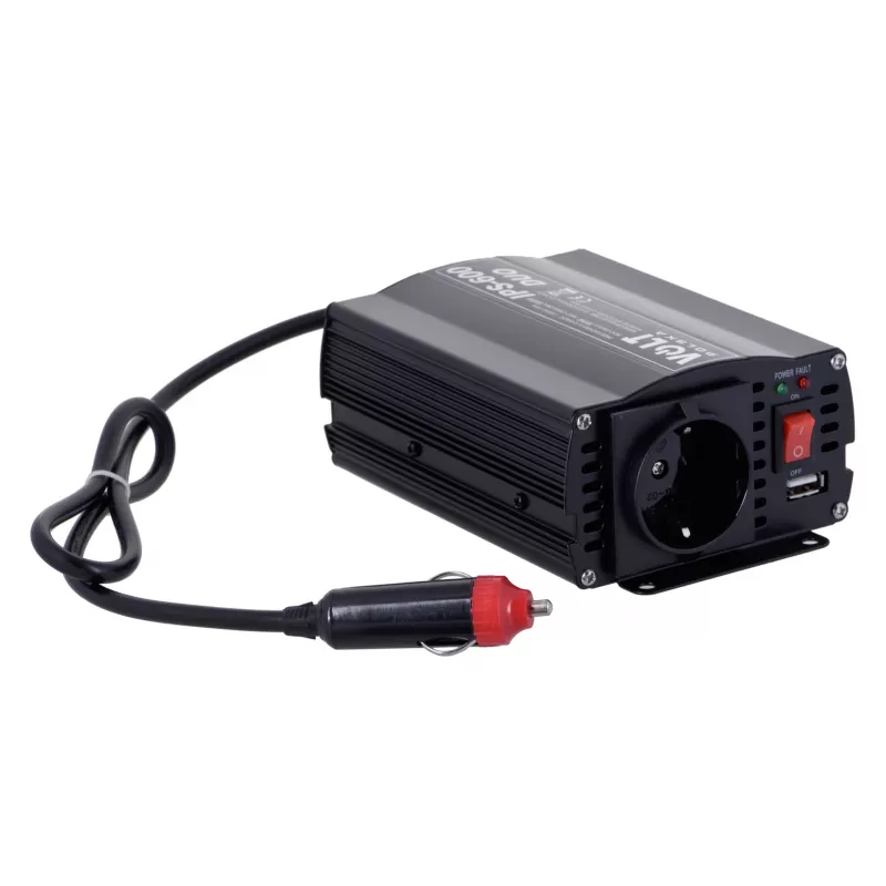 VOLT POLSKA IPS-600 DUO 12V/24V/230V 300/600W grynosios sinusinės bangos keitiklis