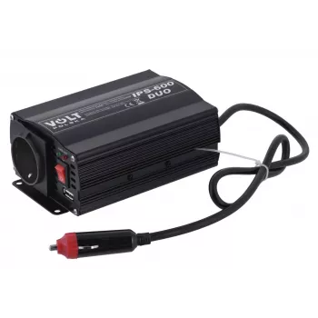 VOLT POLSKA IPS-600 DUO 12V/24V/230V 300/600W grynosios sinusinės bangos keitiklis