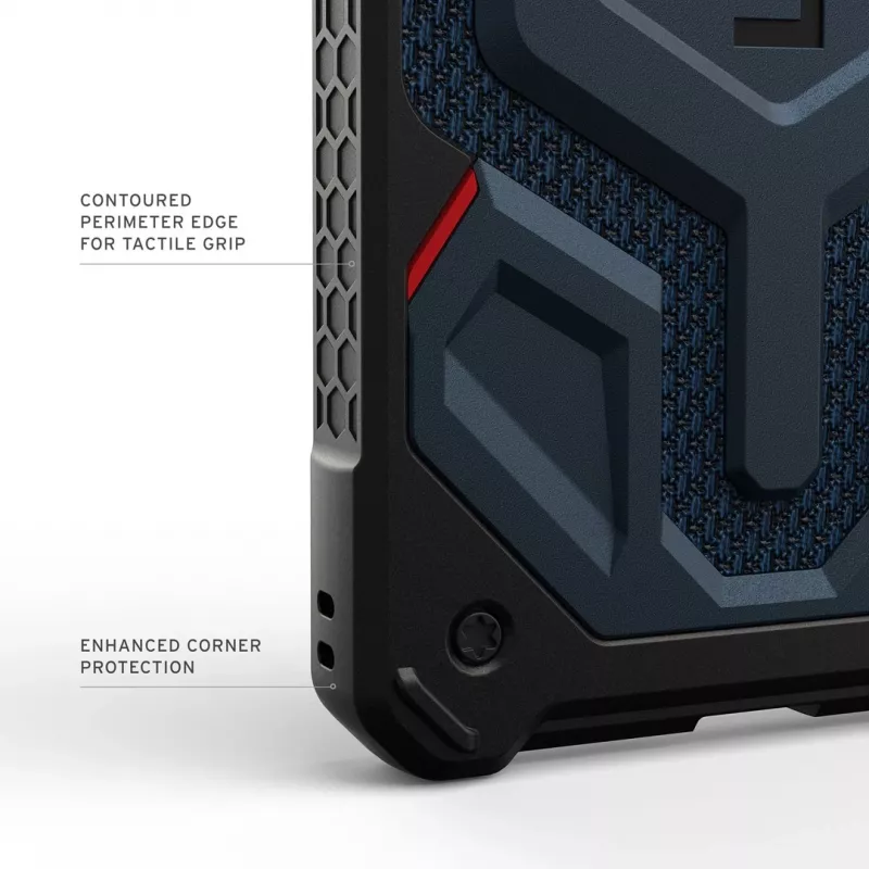 URBAN ARMOR GEAR UAG Monarch Pro Dėklas su Magnetiniu Moduliu, Samsung Galaxy S26 Ultra (Kevlar Mallard Blue)