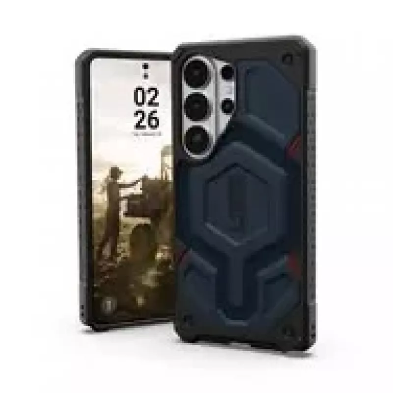 URBAN ARMOR GEAR UAG Monarch Pro Dėklas su Magnetiniu Moduliu, Samsung Galaxy S26 Ultra (Kevlar Mallard Blue)