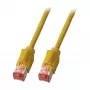 EFB-Elektronik RJ45 Patch Cable Cat.5e S/UTP PUR TM21 Drag Chain Compatible Yellow 1,5m