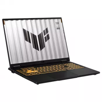 ASUS TUF Gaming F16 FX608JMI-TU290W 16 inch WUXGA 165Hz nešiojamas kompiuteris, Intel Core i7-14650HX, 16GB DDR5, 1TB SSD, NVIDIA GeForce RTX 5060, Windows 11 Home, vokiška QWERTZ klaviatūra, Mecha Gray