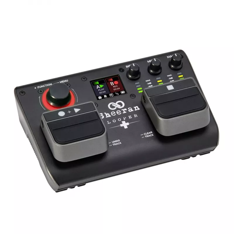 Sheeran Looper+ by HeadRush – kilpų įrašymo procesorius su vokalo efektų bloku