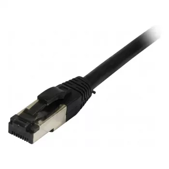 Synergy21 Patch Cable RJ45, CAT8.1 2000MHz, 1,5m, Black, S/FTP, TPE/LSZH (SuperFlex), AWG26