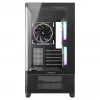 DeepCool CG380U Mid-Tower Case, Tempered Glass, 3x 120mm ARGB Fans, Black