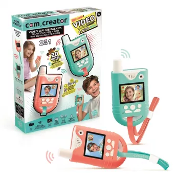 Canal Toys Video Walkie-Talkies (INF042) – 2 vnt., 1,8 inch spalvotas LCD ekranas, iki 200 m nuotolis, dvipusis garsas ir vaizdas, vaikams nuo 5 m.