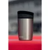 SIGG 8695.50 Hot & Cold One-Hand Push-Button vakuuminis termosas, 0,27 l, obsidiano juodos spalvos, nerūdijantis plienas