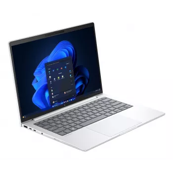 HP EliteBook 8 G1i AI Intel Core Ultra 5 225U nešiojamas kompiuteris 35,6 cm (14 inch) WUXGA 24 GB DDR5-SDRAM 512 GB SSD Wi-Fi 6E (802.11ax) Windows 11 Pro AI PC sidabrinis