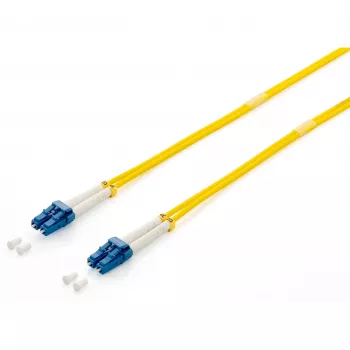 Equip Pro Fiber Optic Patch Cable LC/UPC to LC/UPC Single-mode Duplex OS2 2,0m Yellow