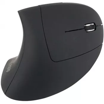 Equip 245110 Vertikali ergonominė belaidė pelė – dešinei rankai – 2,4 GHz – USB imtuvas – juoda