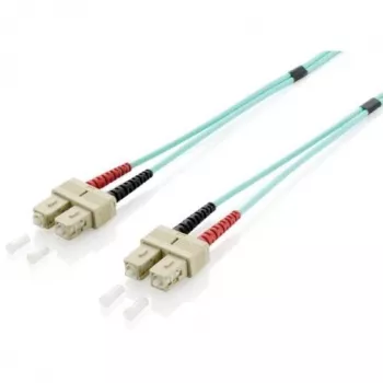 Equip Fiber Optic Patch Cable SC/SC Duplex OM3 2,0m Turquoise