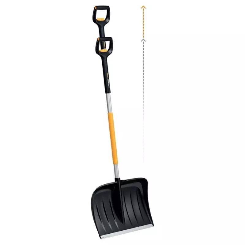 Fiskars 1057189 Sniego kastuvas Metal Black, Orange