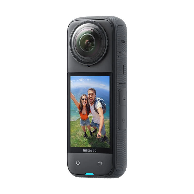 Insta360 X4 Adventure Bundle – 8K 360° kamera su Selfie Stick, papildoma baterija, 64GB kortele