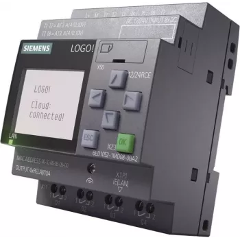 Siemens LOGO! 6ED1052-1MD08-0BA2 12/24RCE loginis modulis