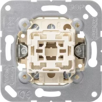 JUNG 506-20U Universalus svirtinis jungiklis, 20 AX, 250 V AC, įleidžiamas, termoplastikas, tik įdėklas