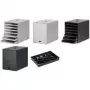 DURABLE IDEALBOX PLUS stalinių stalčių blokas – 7 stalčiai, pilka spalva, C4/A4, polistirenas