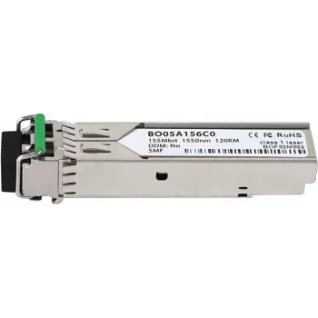 BlueOptics SLC120-DDM suderinamas SFP siųstuvas-imtuvas, 100BASE-ZX, vienmodis, 1550 nm, 120 km, DDM, 0–70 °C