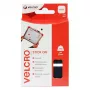 VELCRO Stick On Hook & Loop Squares 25mm x 25mm, Self-Adhesive, Black, 24 Sets (48 Pieces)