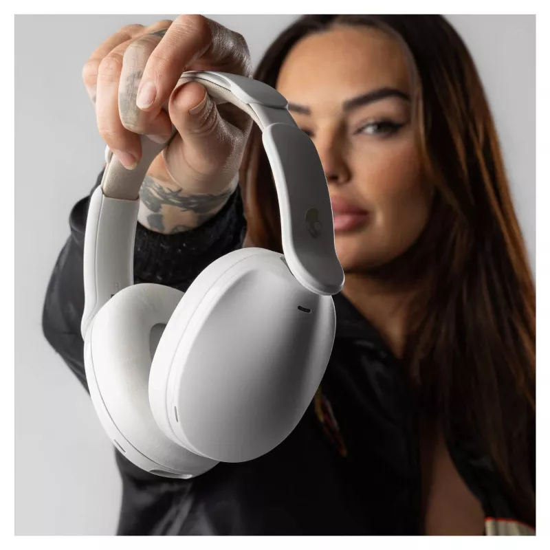 Skullcandy Hesh 360 belaidės ausinės, Bluetooth 5.0, aktyvus triukšmo slopinimas, balta