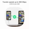 GREEN CELL USB-C į USB-C PowerFlex 100W Silikono Laidas 1,2m Juodas