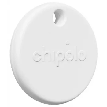 Chipolo POP Universal Finder White – Bluetooth sekiklis, skirtas Apple Find My ir Android, IP55