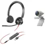 “Poly Studio P5 Kit” asmeninė vaizdo konferencijų sistema, Full HD, 80 laipsnių, 4x, juoda/pilka