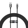 Baseus Superior 100W USB-A į USB-C laidas 2m Juodas