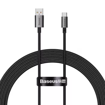 Baseus Superior 100W USB-A į USB-C laidas 2m Juodas