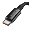 Baseus Superior 100W USB-A į USB-C laidas 2m Juodas