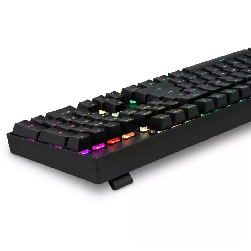 Defender Mirax GK-352 mechaninė žaidimų klaviatūra, Outemu Blue jungikliai, RGB foninis apšvietimas, laidinė USB, juoda