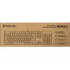 Defender Mirax GK-352 mechaninė žaidimų klaviatūra, Outemu Blue jungikliai, RGB foninis apšvietimas, laidinė USB, juoda