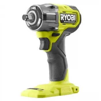 RYOBI ONE+ Bekontaktis Elektrinis Veržliaraktis RIW18CBL-0, 18V, 1/2 colio kvadratinis pavaras, Žalia/Juoda, Tik įrankis