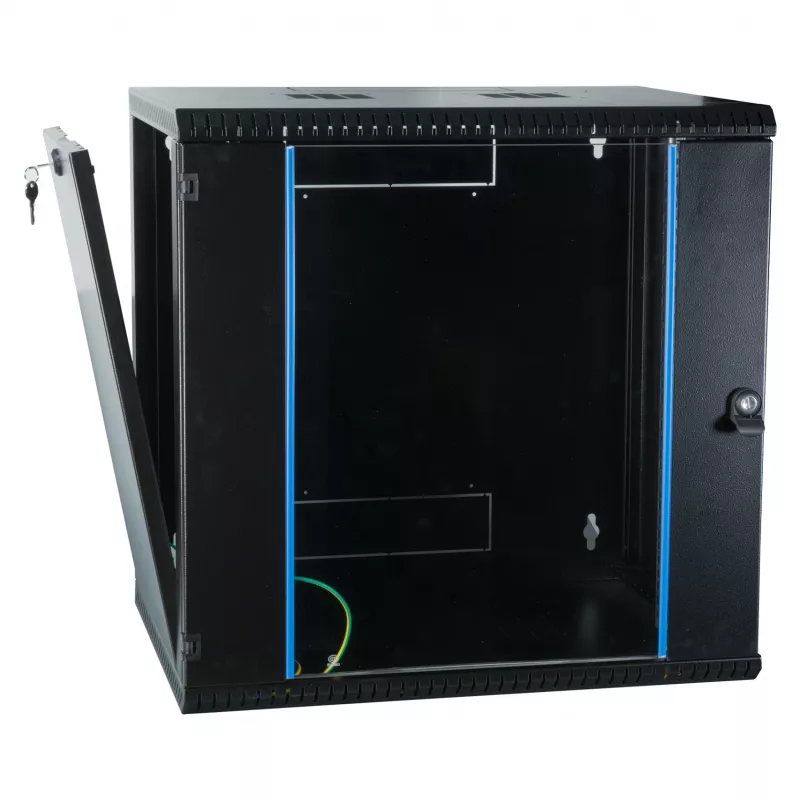 EFB Elektronik EFB 19 colių sieninis spintelė 12U, fiksuota, 1 dalies, RAL 9005, gylis 450 mm
