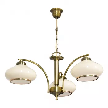 Activejet Classic Ceiling Chandelier Pendant Lamp RITA Patina Triple 3xE27