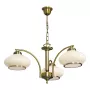 Activejet Classic Ceiling Chandelier Pendant Lamp RITA Patina Triple 3xE27