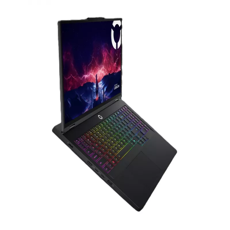 Nešiojamas kompiuteris Lenovo Legion Pro 5 16ADR10, AMD Ryzen 7 8745HX, 40,6 cm (16) WQXGA, 32 GB DDR5-SDRAM, 1 TB SSD, NVIDIA GeForce RTX 5060, Wi-Fi 6 (802.11ax), NoOS, juodas