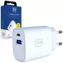 3MK FlowPower 30W USB-A USB-C PD 3.0 QC 4+ Wall Charger White